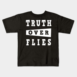 truth over flies, kamala pence debate Kids T-Shirt